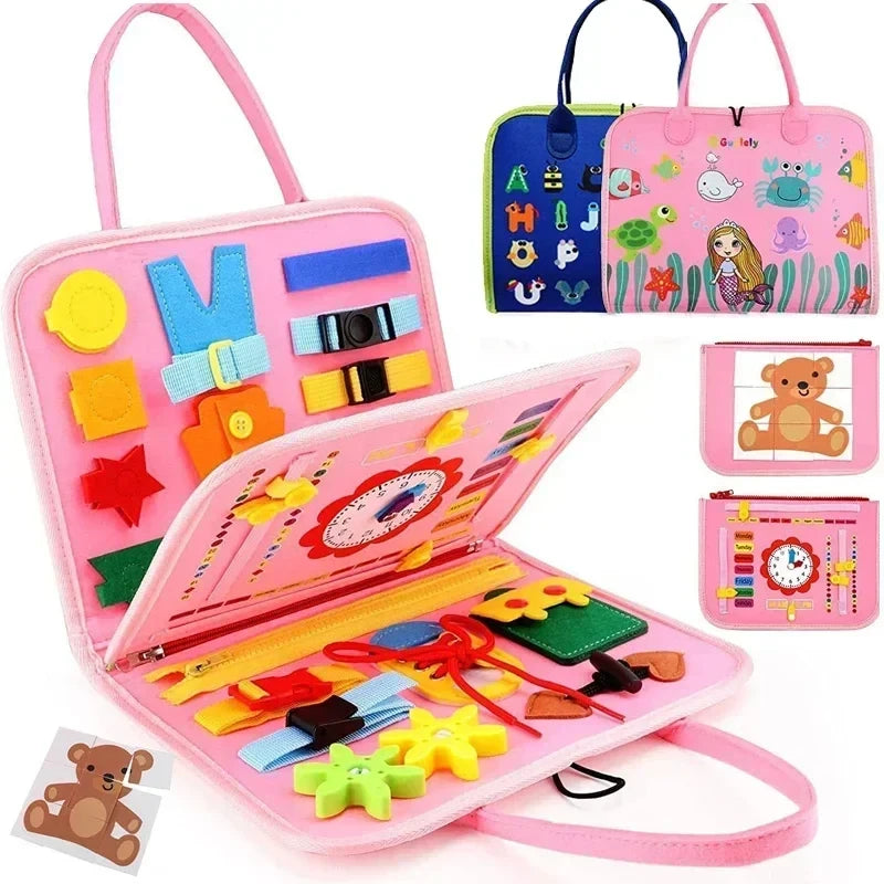 Montessori Felt Busy Board