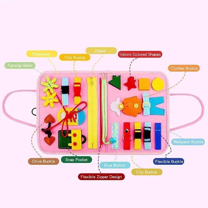 Montessori Felt Busy Board